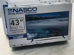 43 Inches Glossy LED Digital Satelliet Nasco Black Tv 