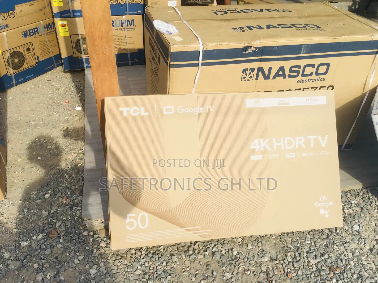 Glossy P635 LED Black TCL Smart UHD 50 Inches Tv