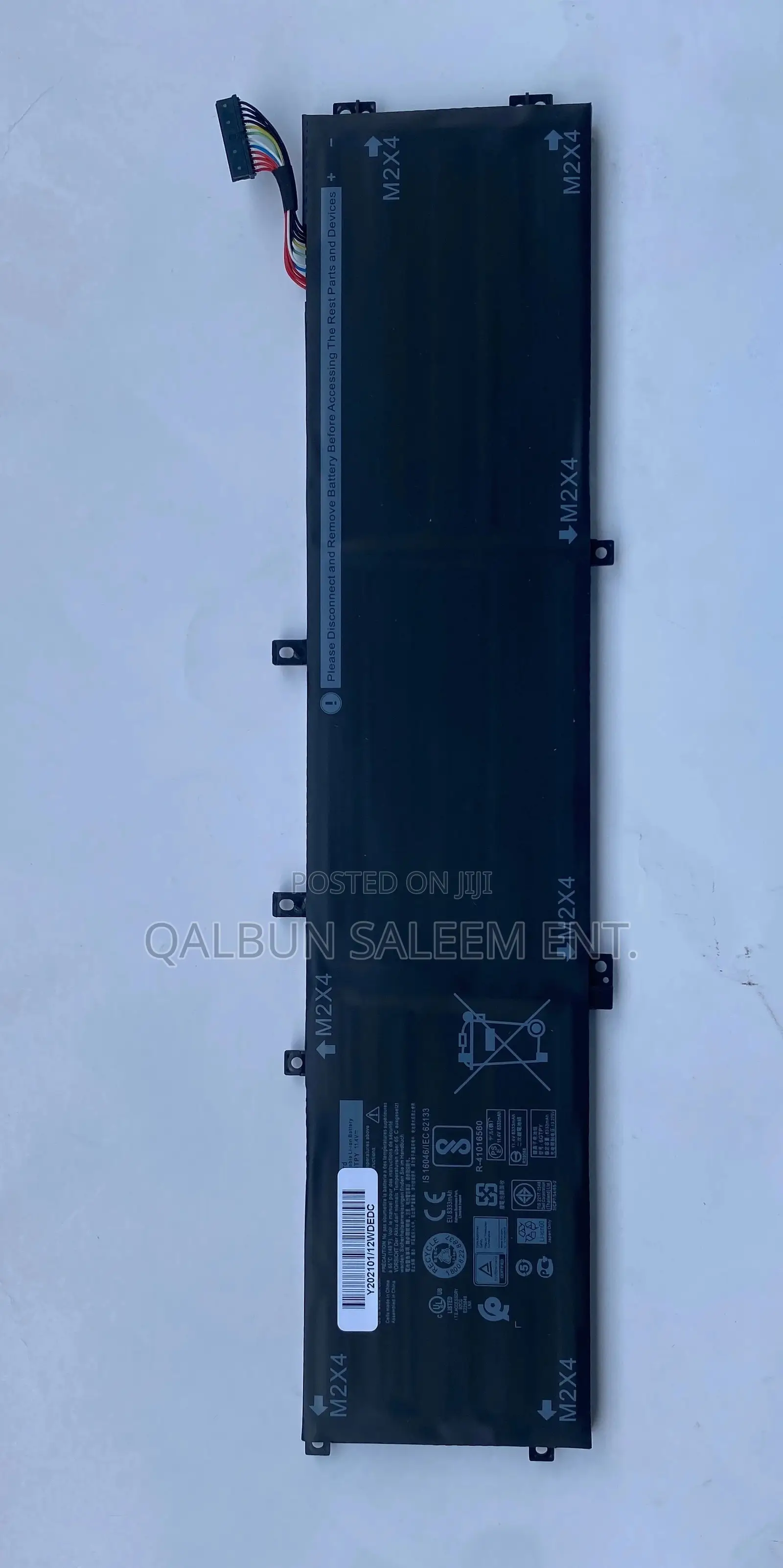 Original Dell 6gtpy Laptop Battery for XPS 15 9570 9560 9550 7590 7500
