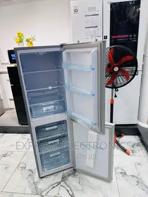Classy Sleek Grey Nasco Fridge Nasd2-20fl Double Door
