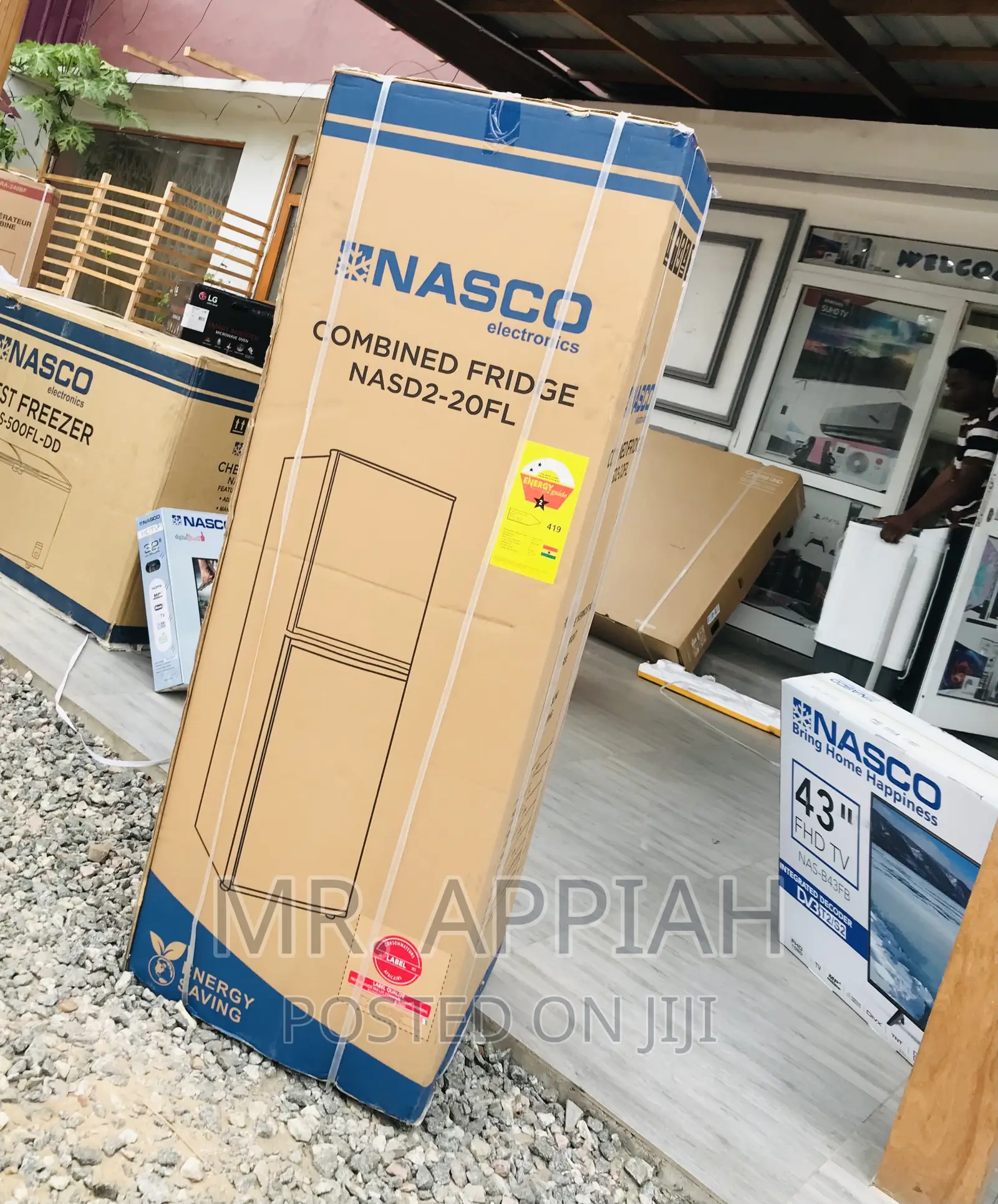 Energy Saving Nasco Double Door Refrigerator(Nas D2-20fl).