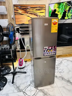 Classy Sleek Grey Pearl 200B Double Door Fridge