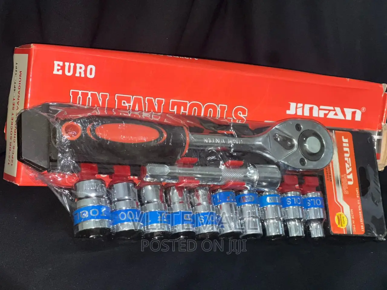10pcs Jin Fan Tools 1/2'' Dr Socket Set