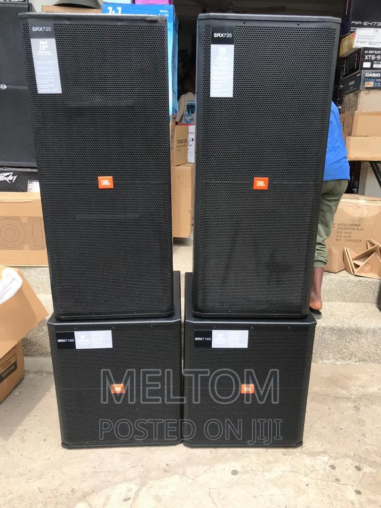 Jbl Full Range Speaker And Single Bass Sub Speaker Set