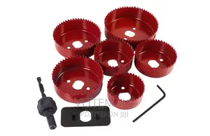 9pcs Down Light Drill Kit Hole Saw Set