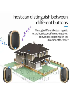300m Wireless Waterproof Remote Doorbell
