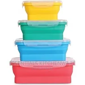 Collapsible Silicone Food Storage Containers