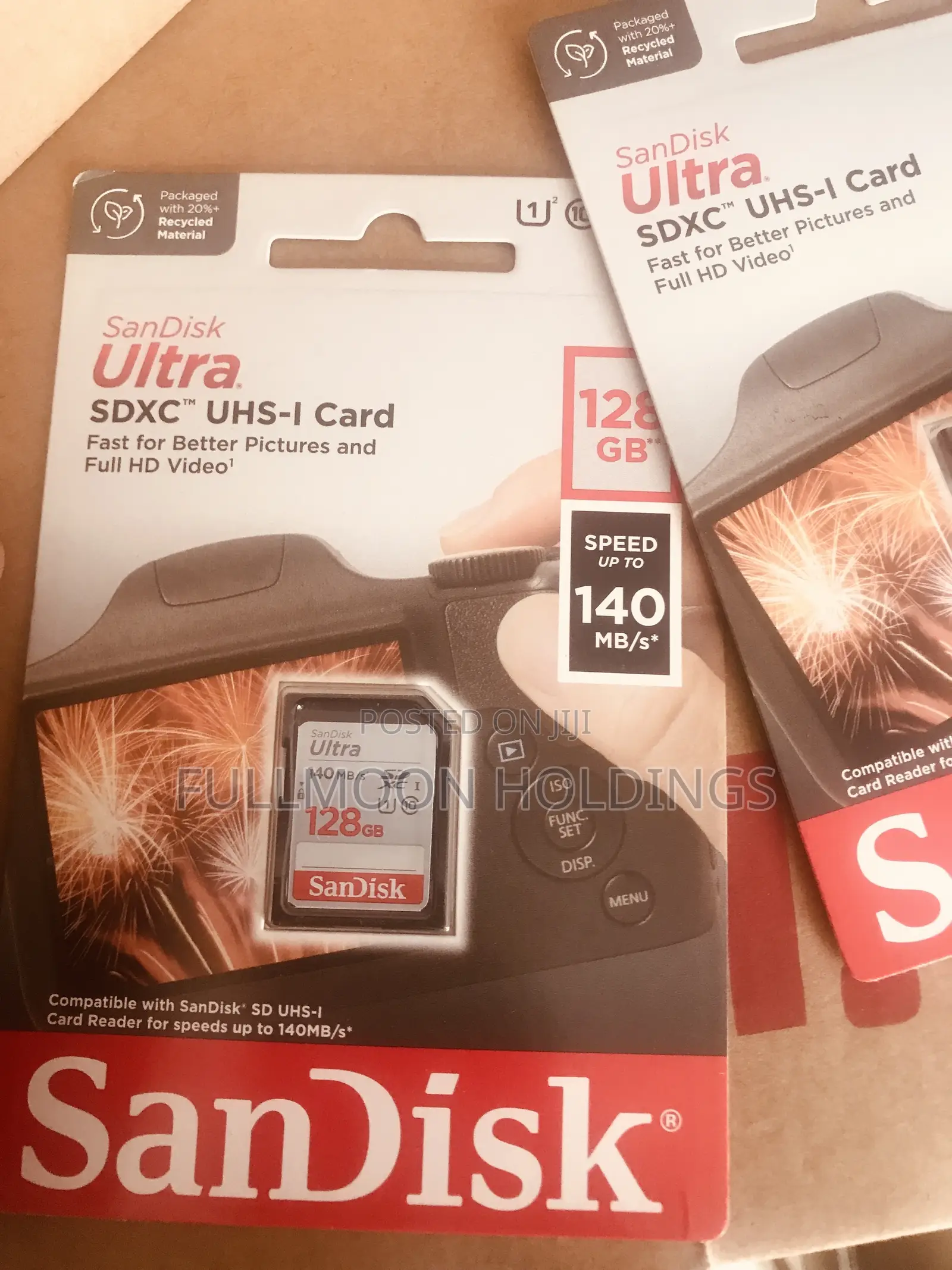 Quality 128gb Memory Card for Camera San Disk