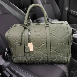 Photo - Classic Gucci Monogram Web Duffel Bag
