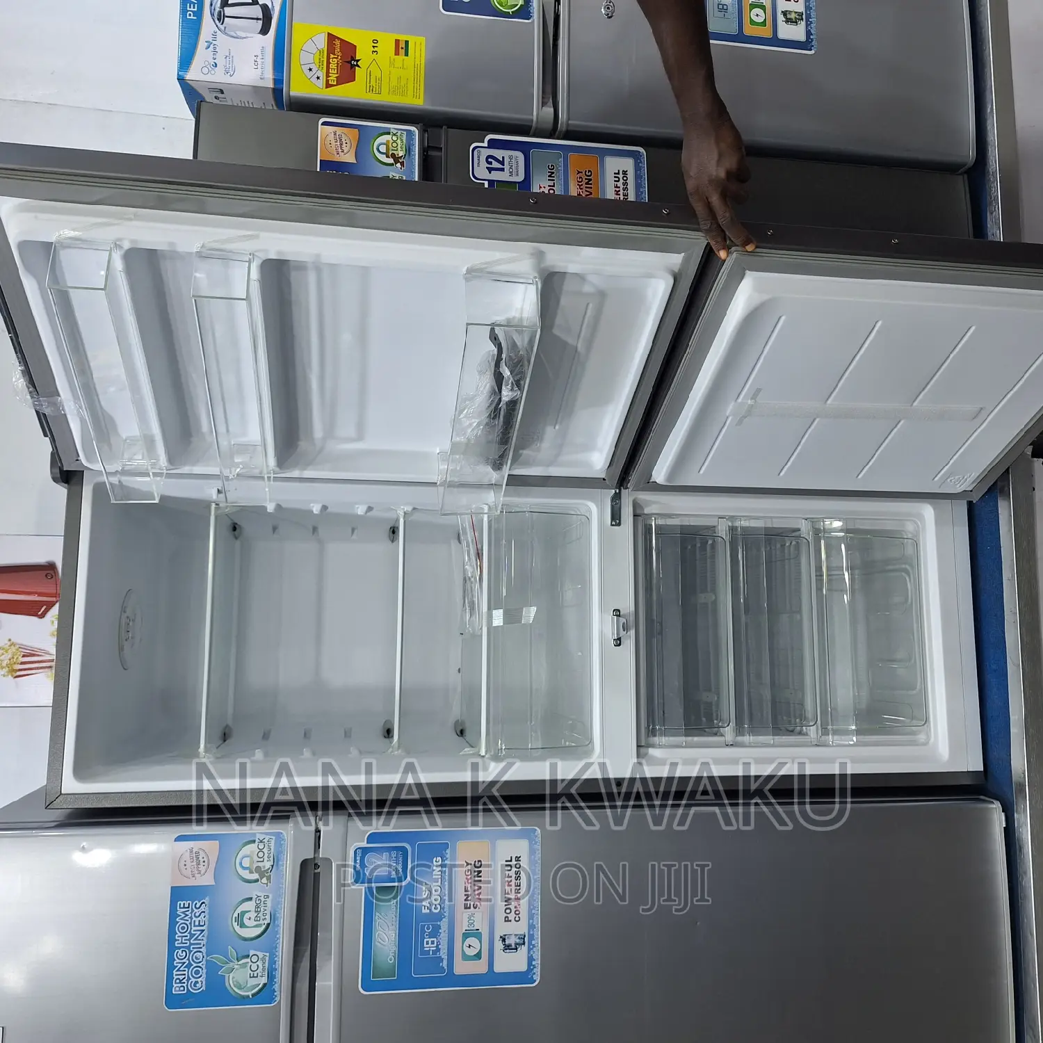 Down Fridge Nasco_nasd2-27 Double_door Fridge_down Freezer