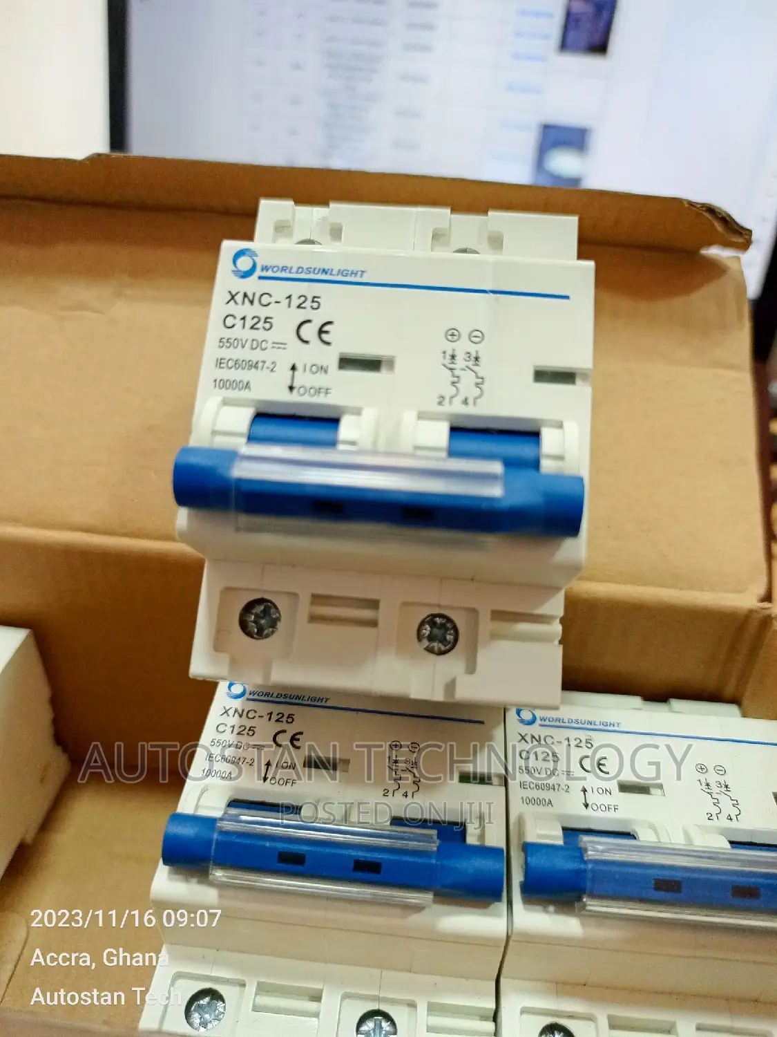125A DC Circuit Breaker