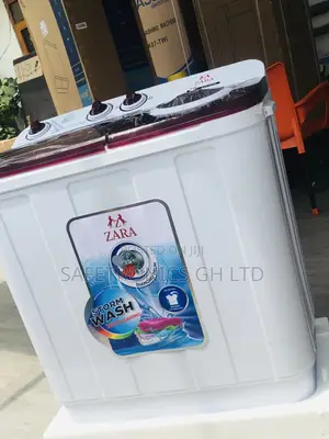 Topload Washingmachine 7kg Semiautomatic Zara White/Red 