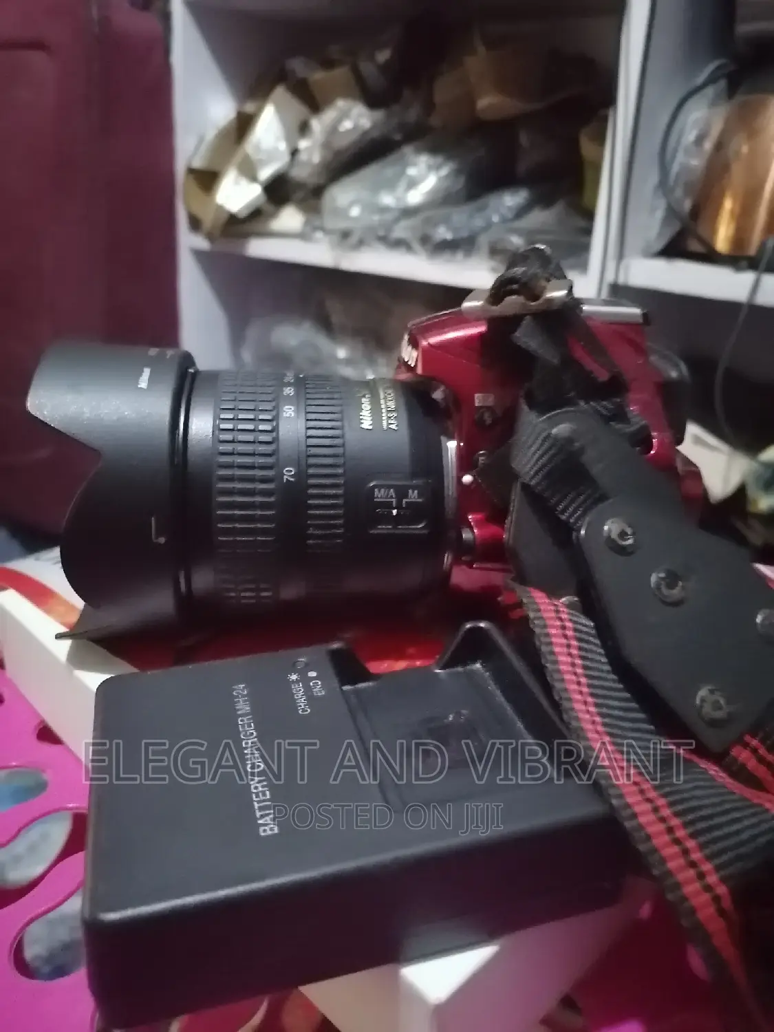 Nikon D3200 in Purple Colour Abroad Use Condition