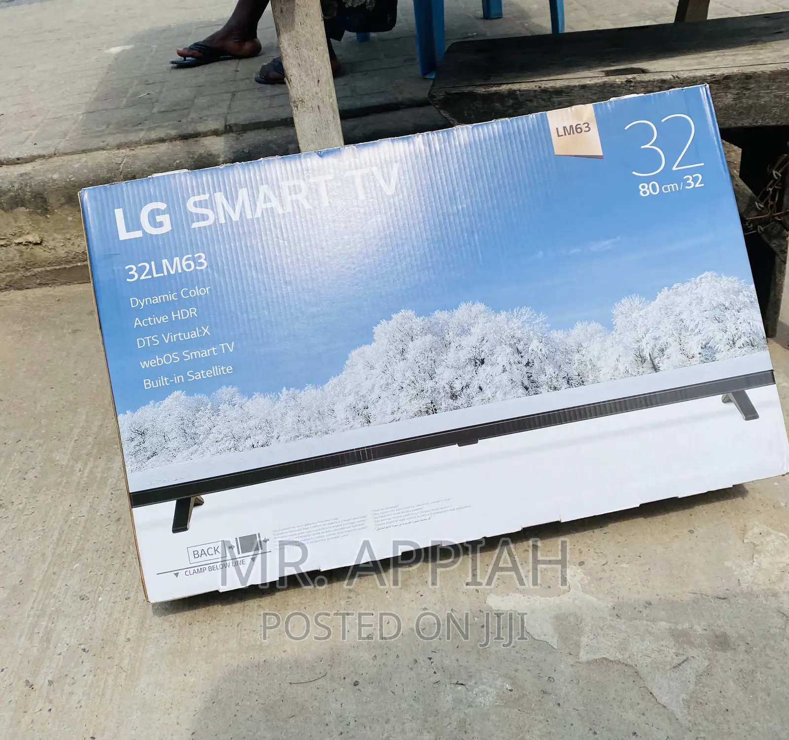 Brand New LG 32LM550 32 Inch Uhd Smart LED Tv(Black).