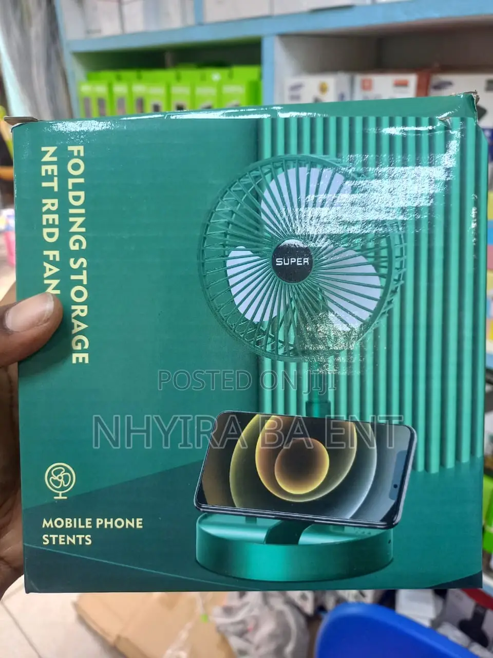 Mini Foldable Wireless Rechargeable Fan