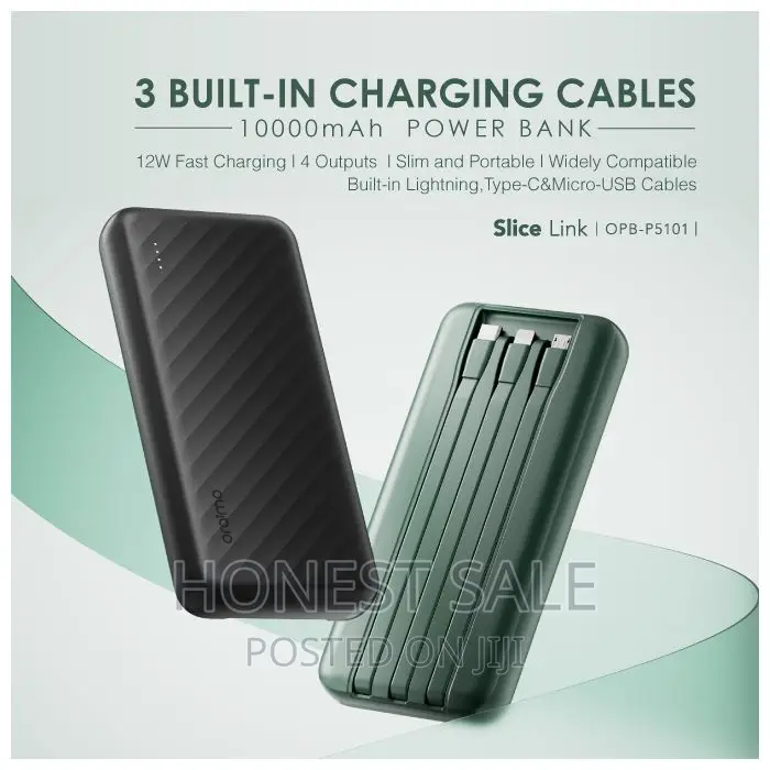 Oraimo Slice Link 10000mah 12w Power Bank