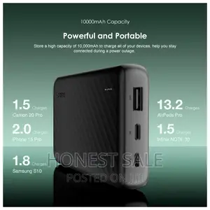 Oraimo Slice Link 10000mah 12w Power Bank
