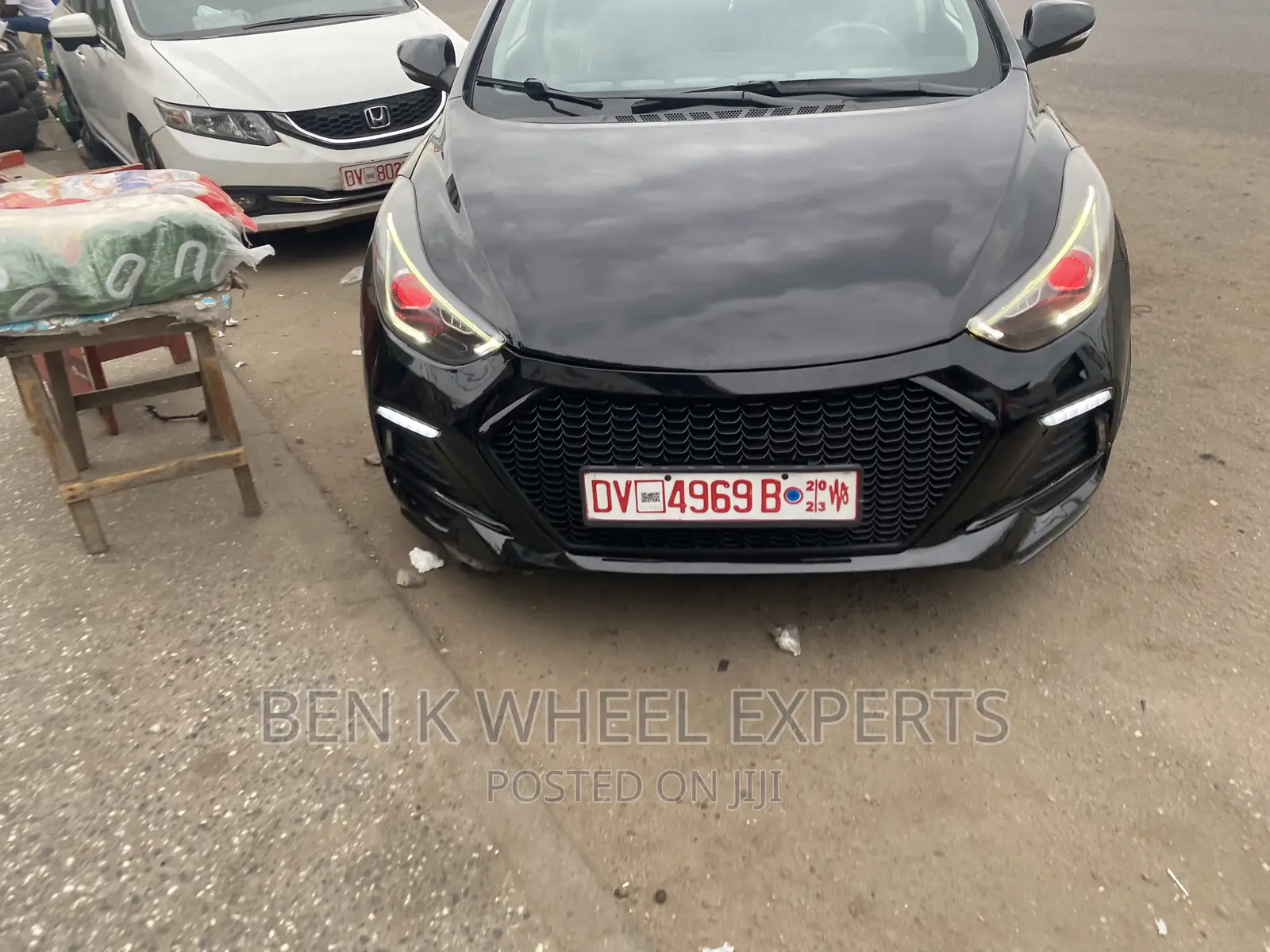 Hyundai Elantra Bumper Upgrade and Sperk Headlights