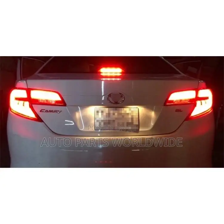 Toyota Camry Spider Taillights LED Spec Red and Smoke Black