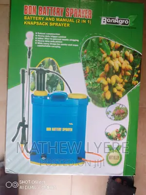 Photo - Machine Sprayers Battery  and Manual Used for Fam 16liter