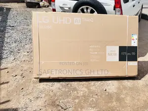 LG UHD Smart UR80 70 Inches Glossy LED Black Tv