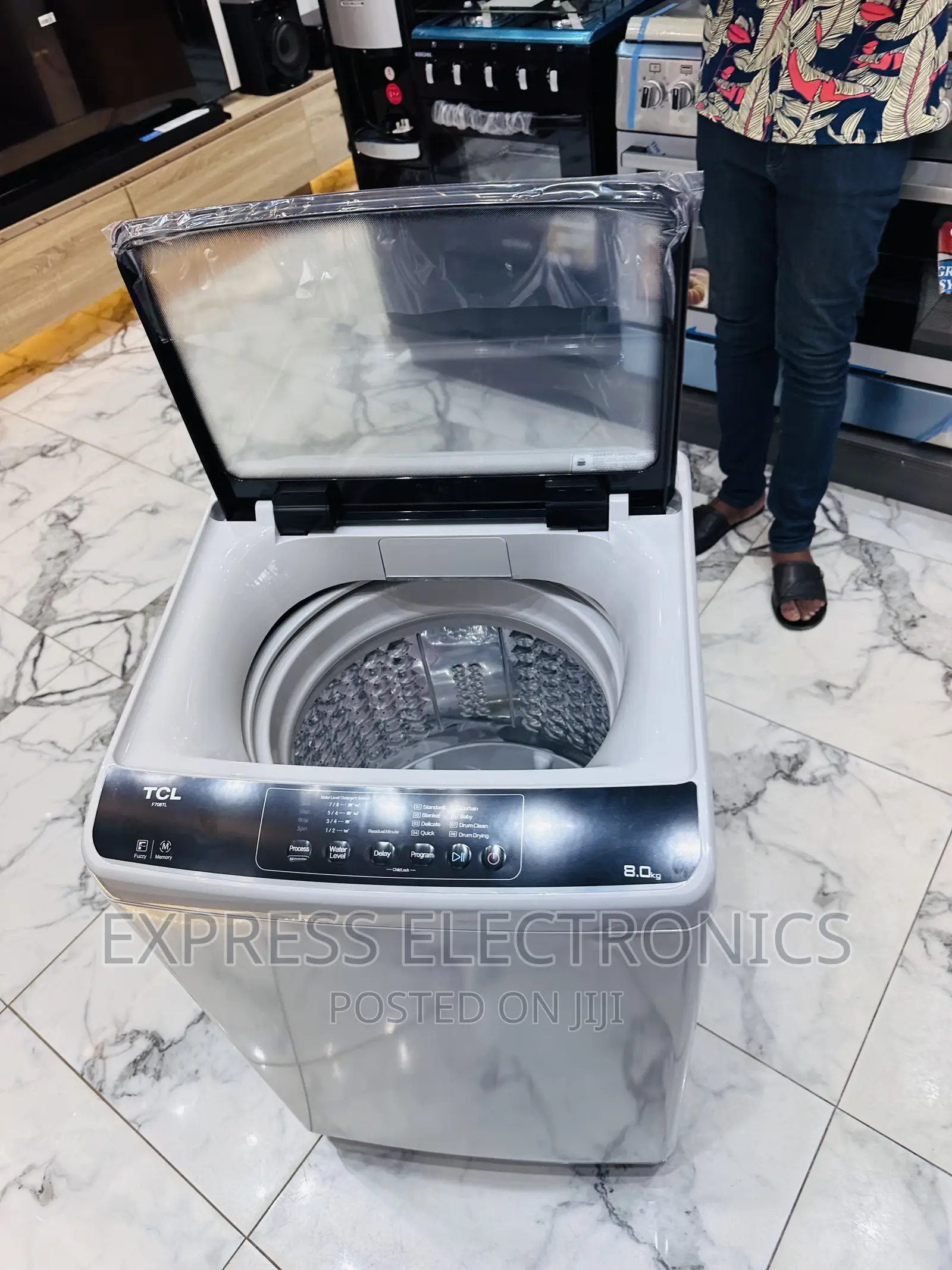 Powerful Dynamic Wash 85kggf708tl 8kg Top Load TCL