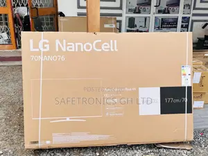 Glossy LED Nano76 70 Inches Smart UHD Black LG Tv