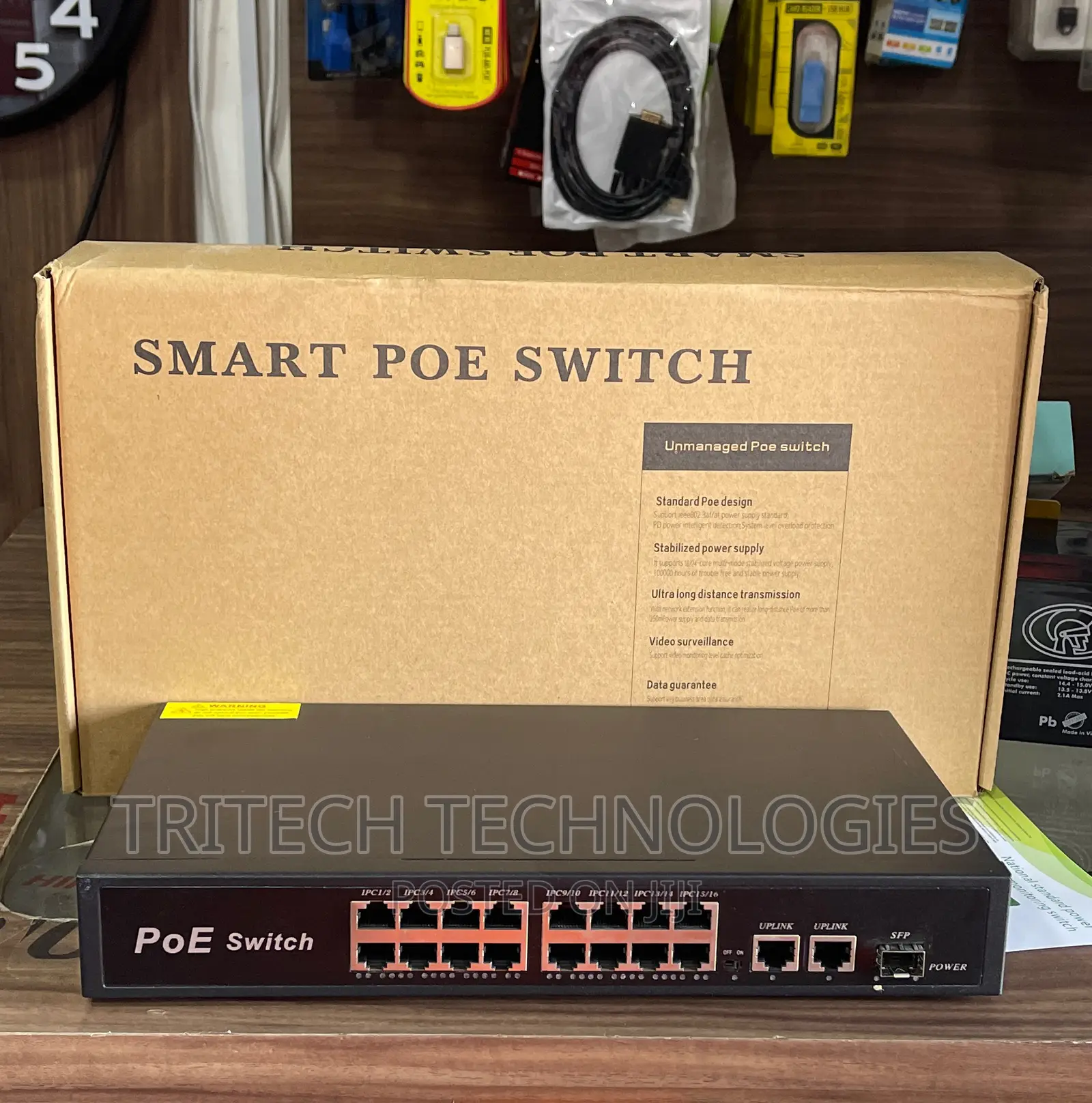 Poe Switch 16ports Smart Unmanaged