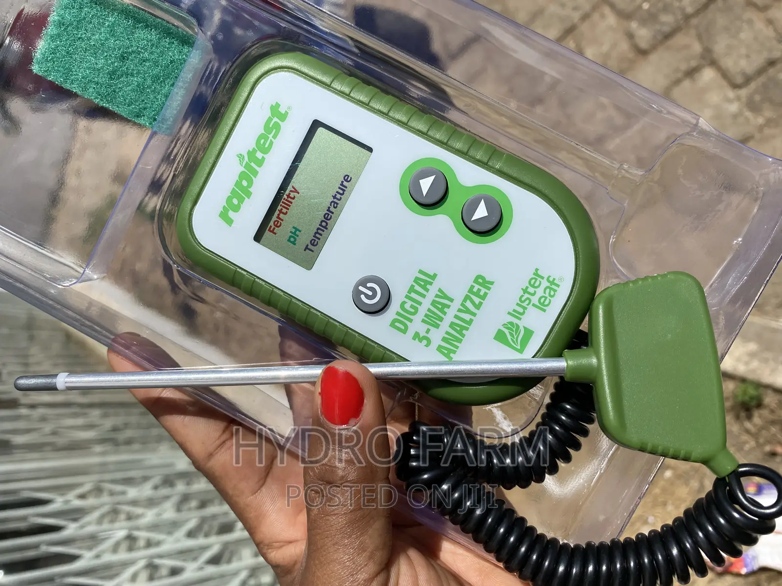Soil Ph, Fertility and Temperature Tester