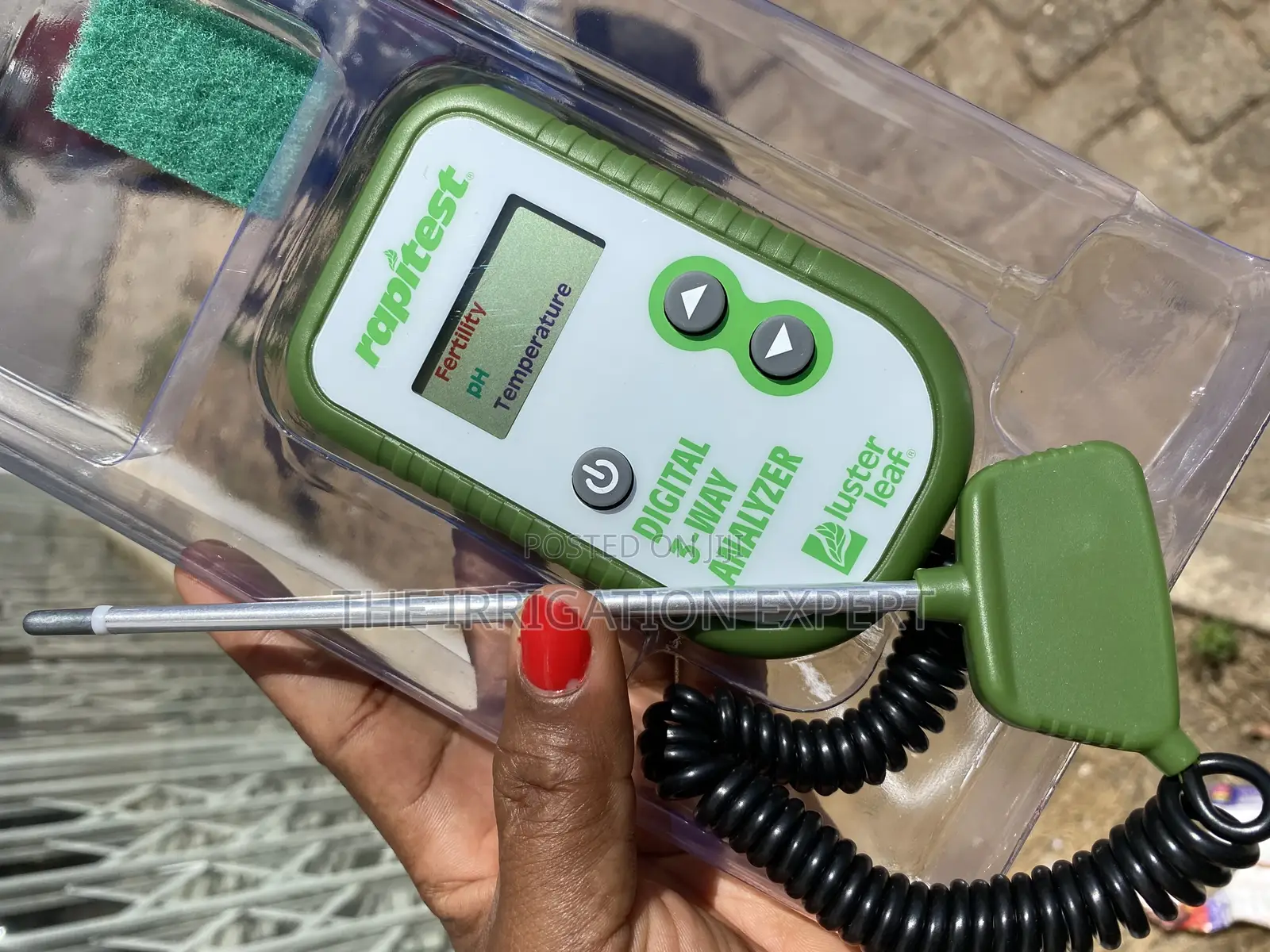 Soil Ph, Fertility and Temperature Tester