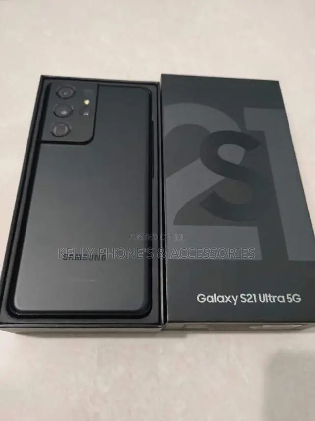 New Samsung Galaxy S21 Ultra 5G 256 GB Black