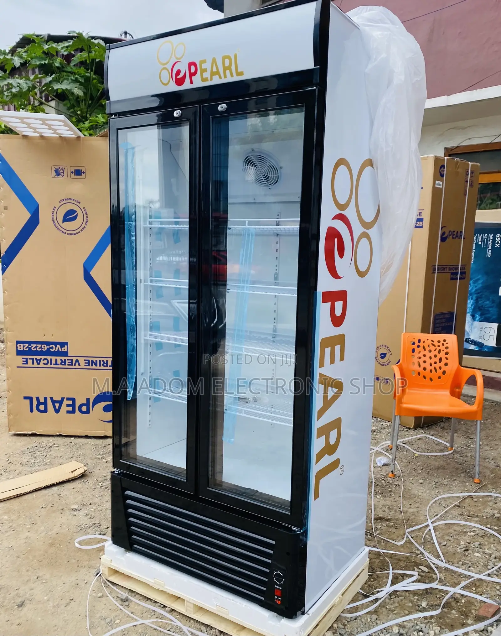 Durable and Affordable Pearl PVC-662-2B 2door Display Fridge