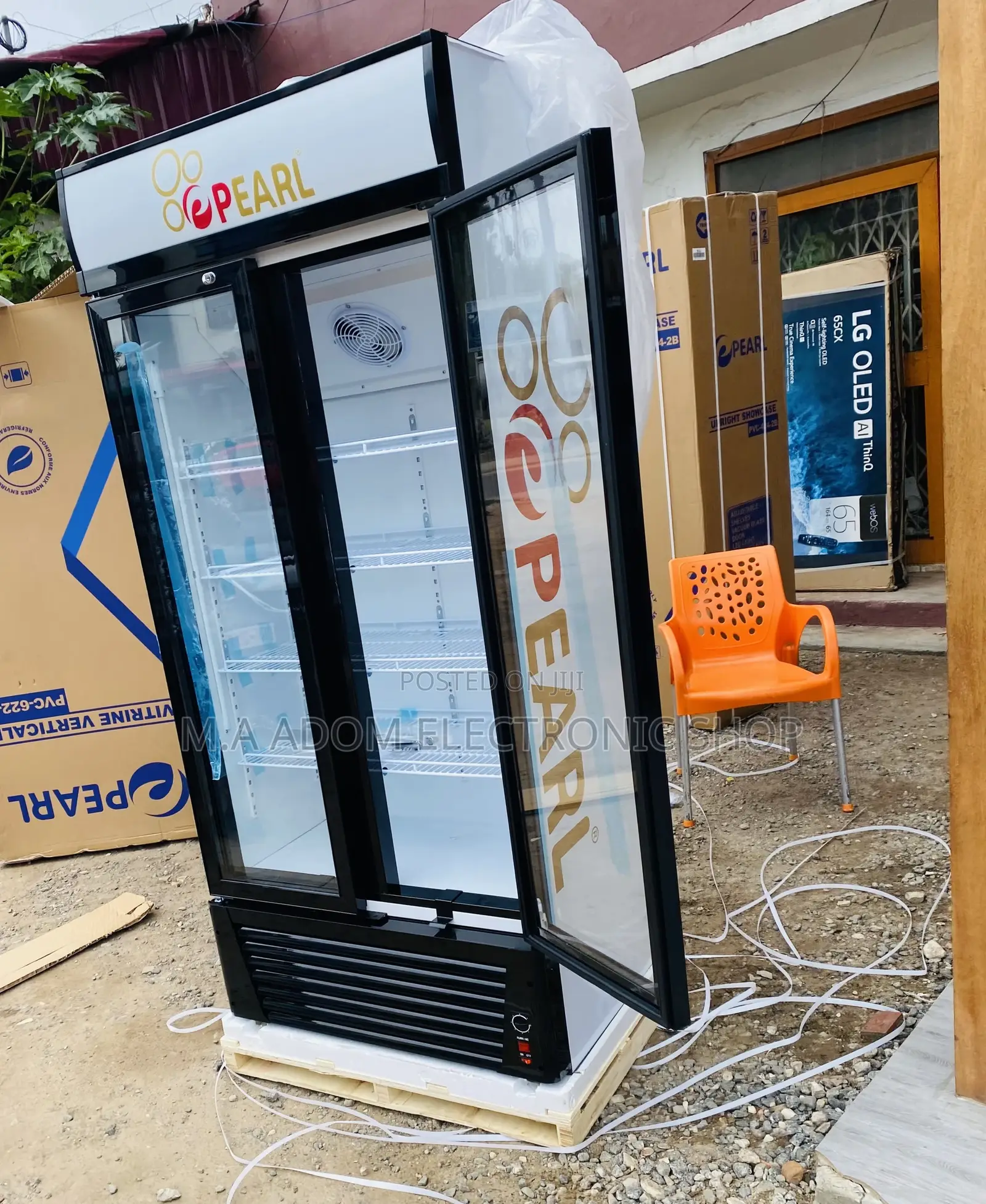 Super Cooling Pearl PVC-662-2B 2 Door Electric Fridge.