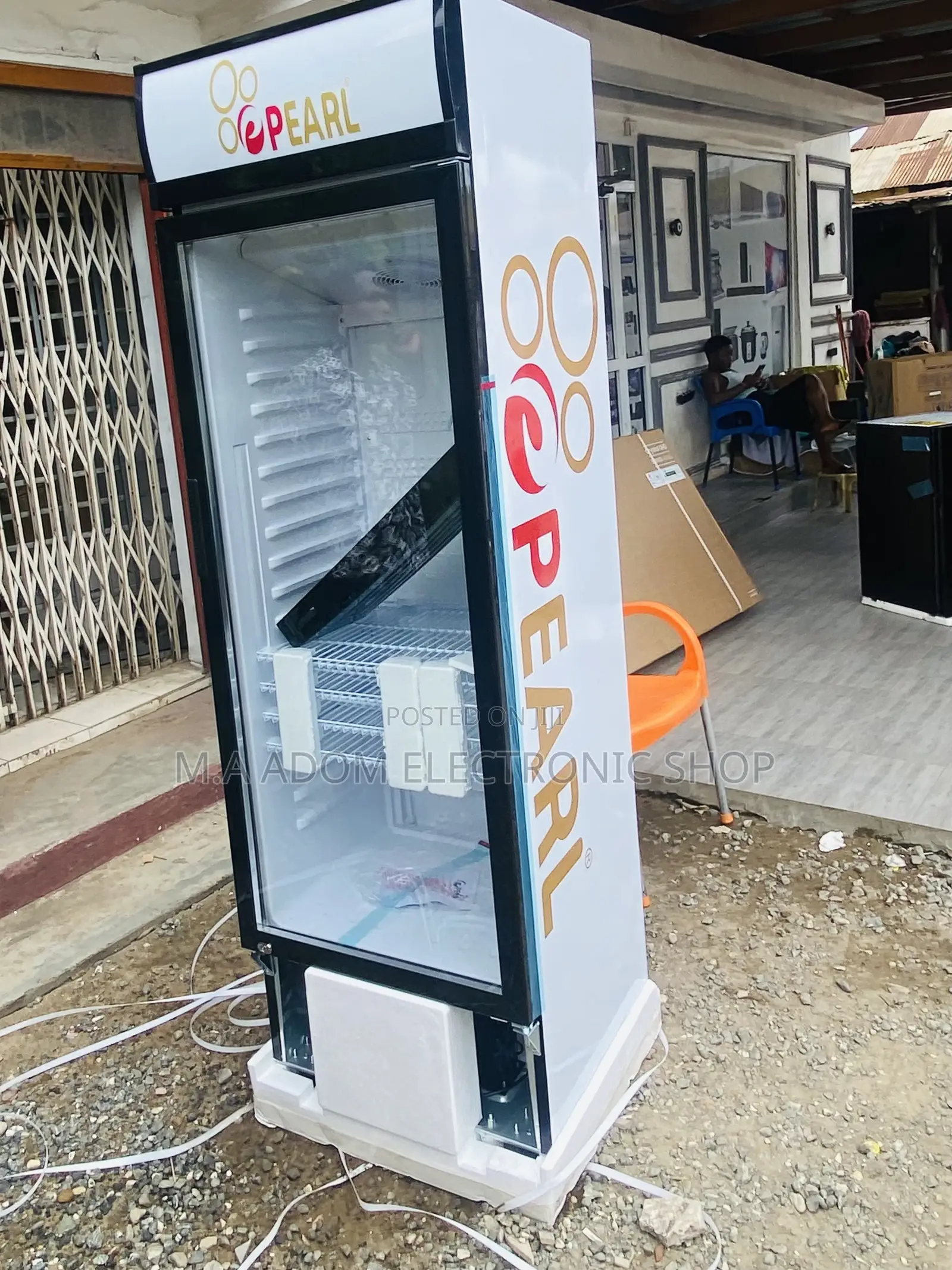 Shop Original Pearl PVC 424-2b Display Fridge 