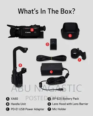 Canon XA60 HD Video Camcorder Camera