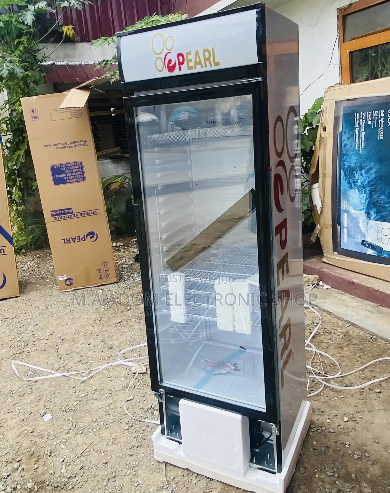 Buy Authentic Pearl PVC 424-2b 1door Electric Display Fridge