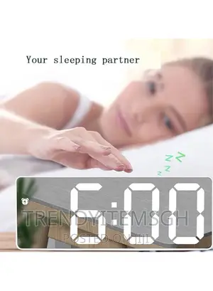Large Led Display Digital Alarm Clock With Repeating Snooze