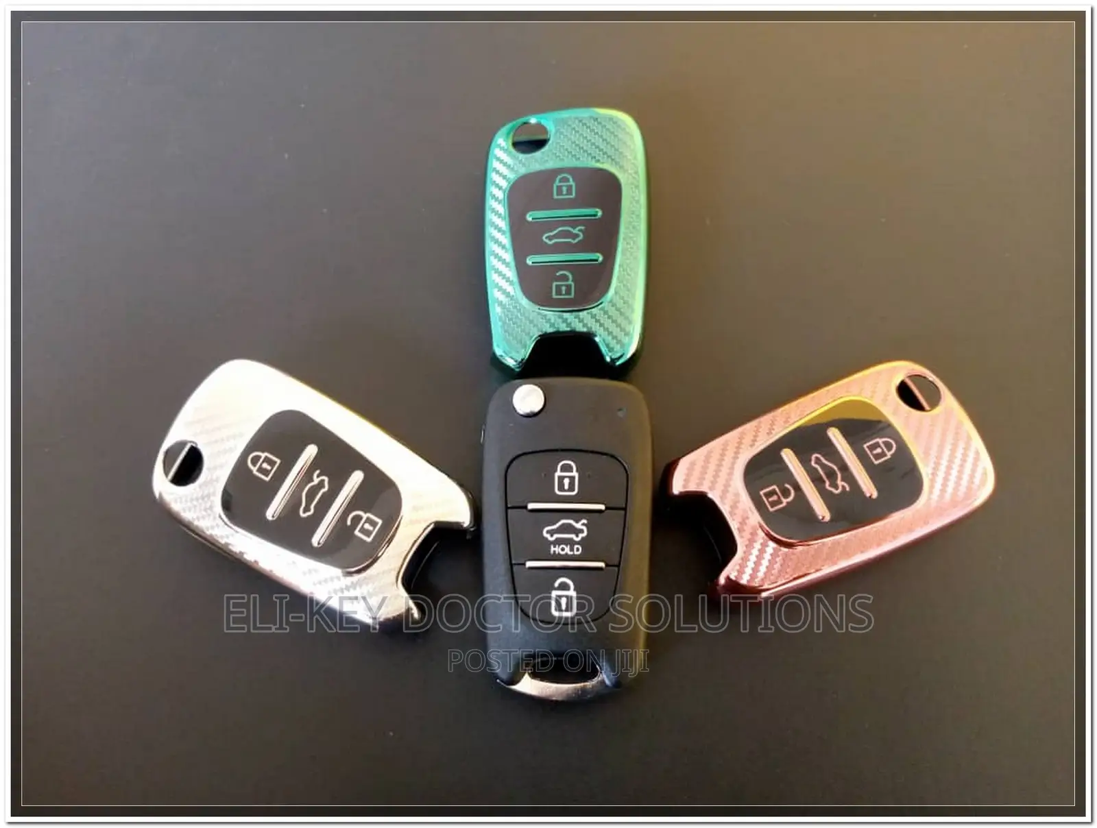 TPU Case for KIA RIO Optima Hyundai Accent Elantra Flip Keys