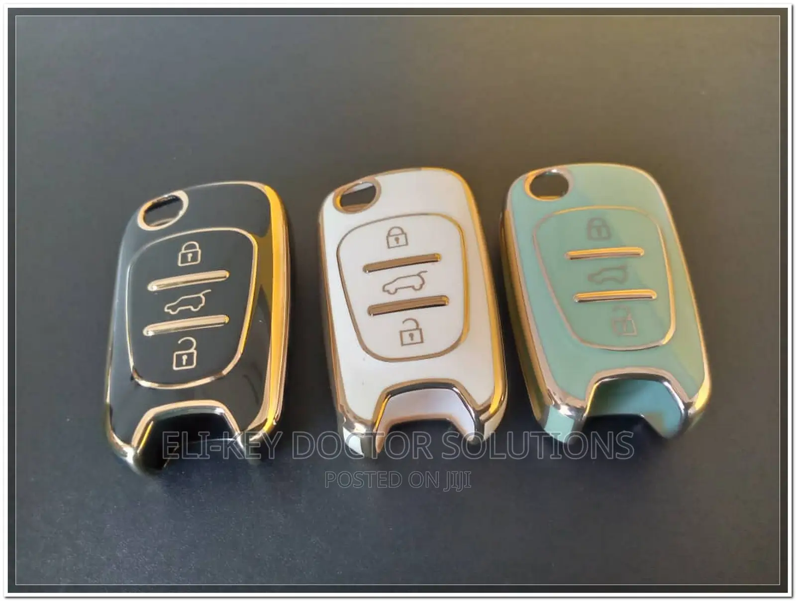 TPU Case for KIA RIO Optima Hyundai Accent Elantra Flip Keys