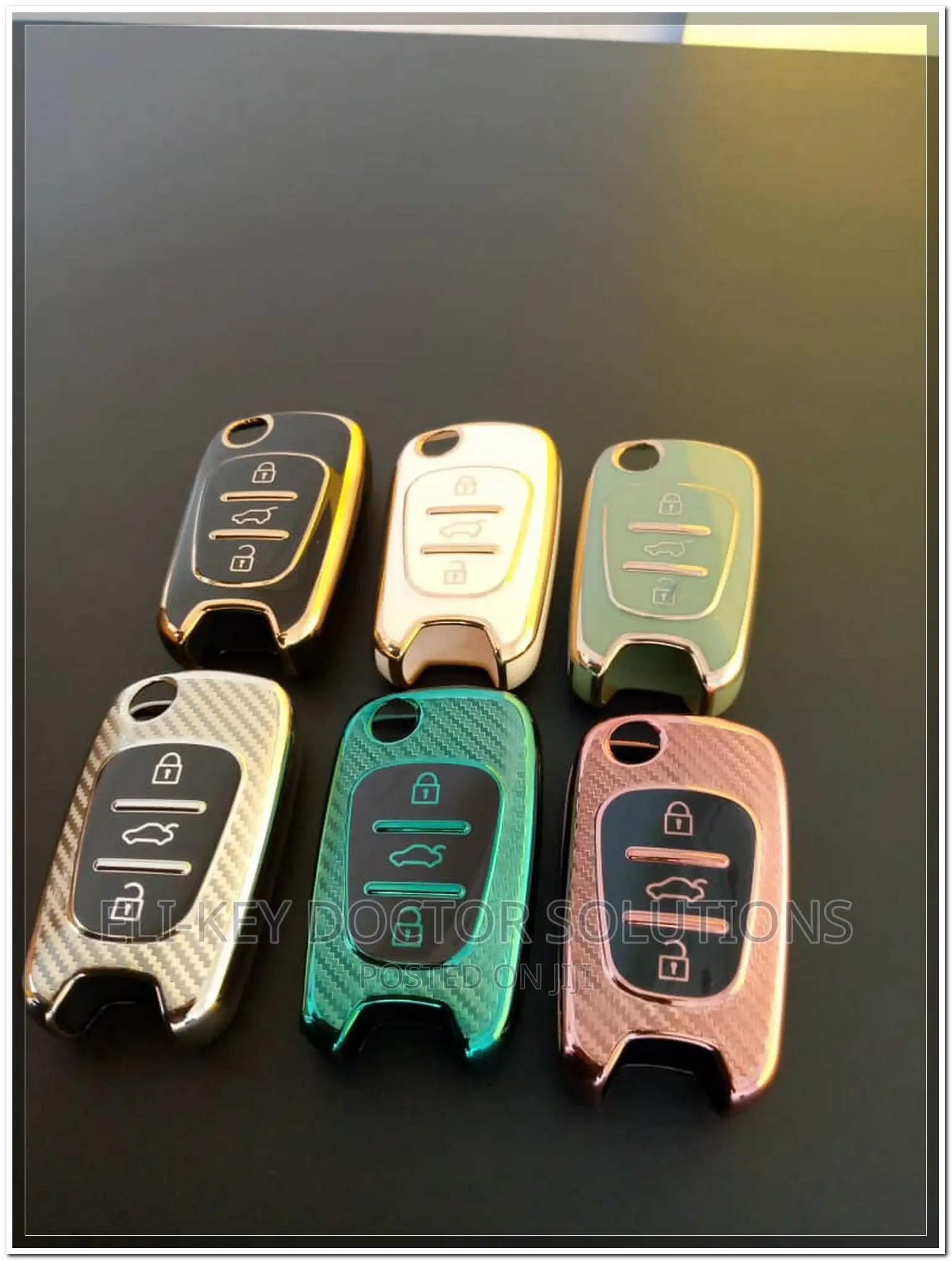 TPU Case for KIA RIO Optima Hyundai Accent Elantra Flip Keys