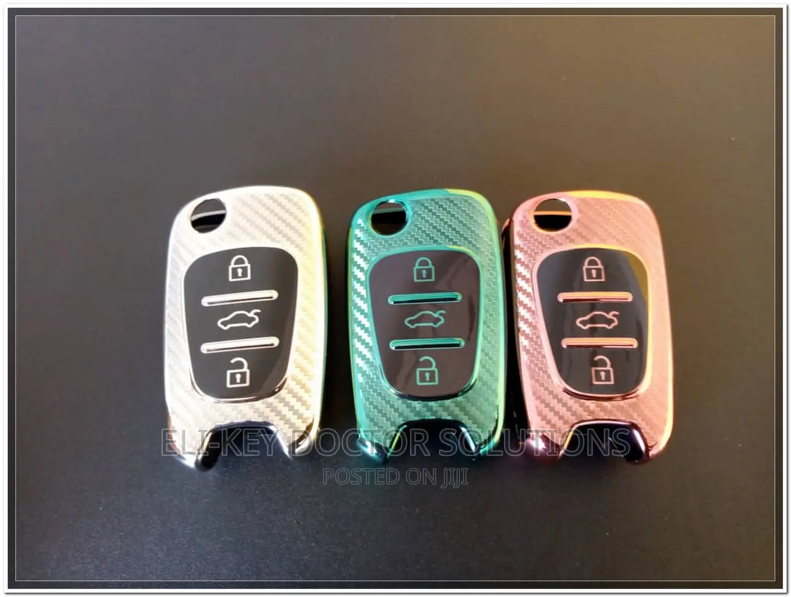 TPU Case for KIA RIO Optima Hyundai Accent Elantra Flip Keys