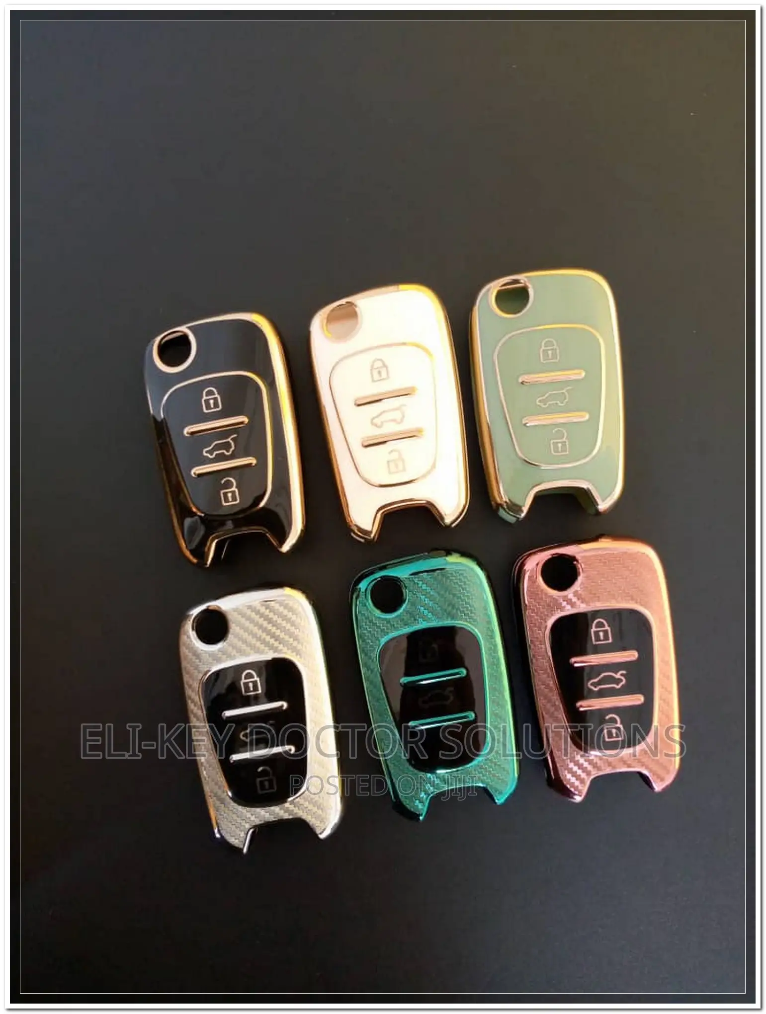 TPU Case for KIA RIO Optima Hyundai Accent Elantra Flip Keys