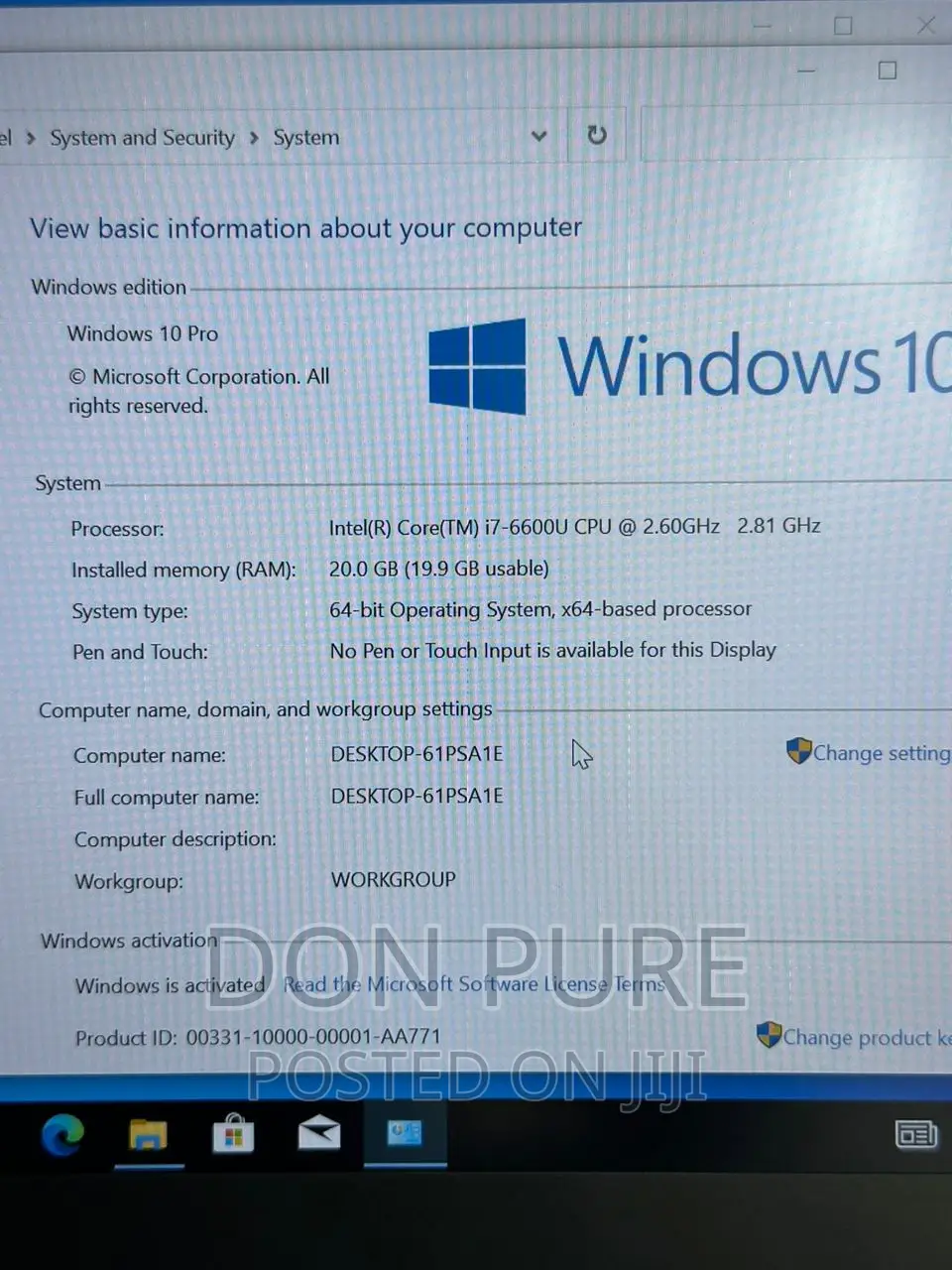 Laptop HP EliteBook 840 G3 12GB Intel Core I5 SSD 256GB