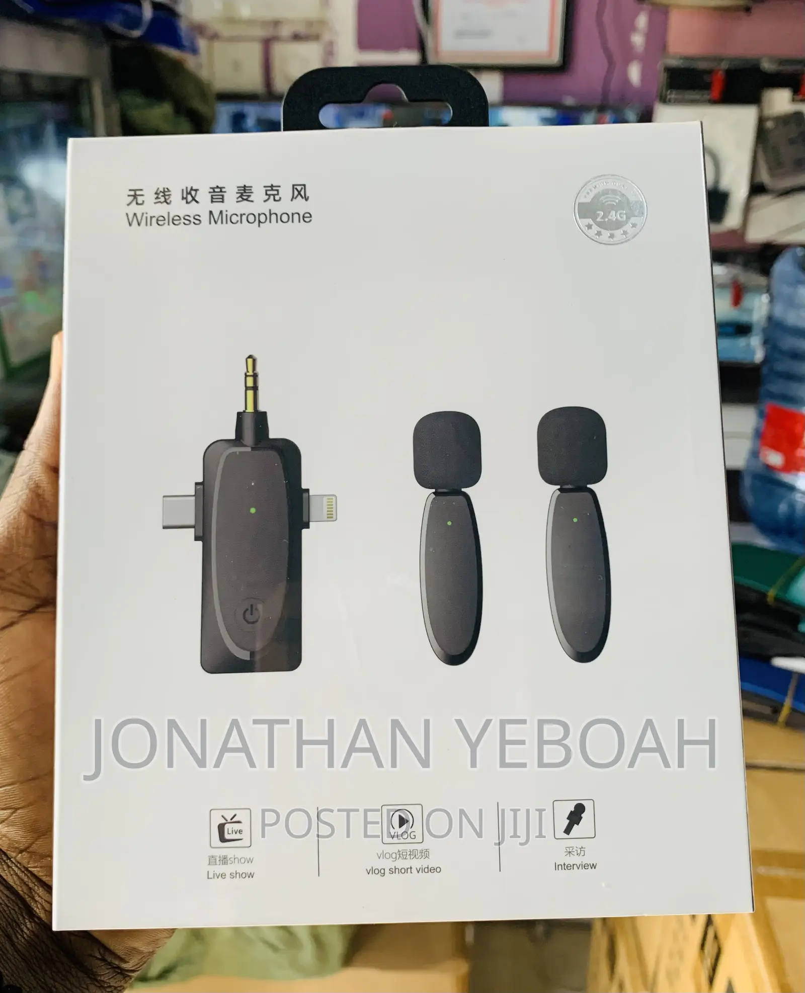 Professional 3 in 1wireless Microphone