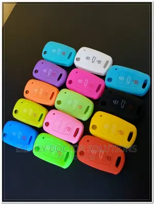 Colorful Silicon Case for KIA Morning Sportage Rio Flip Keys