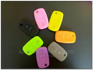 Colorful Silicon Case for VW Audi Skoda SEAT Remote Flip Key