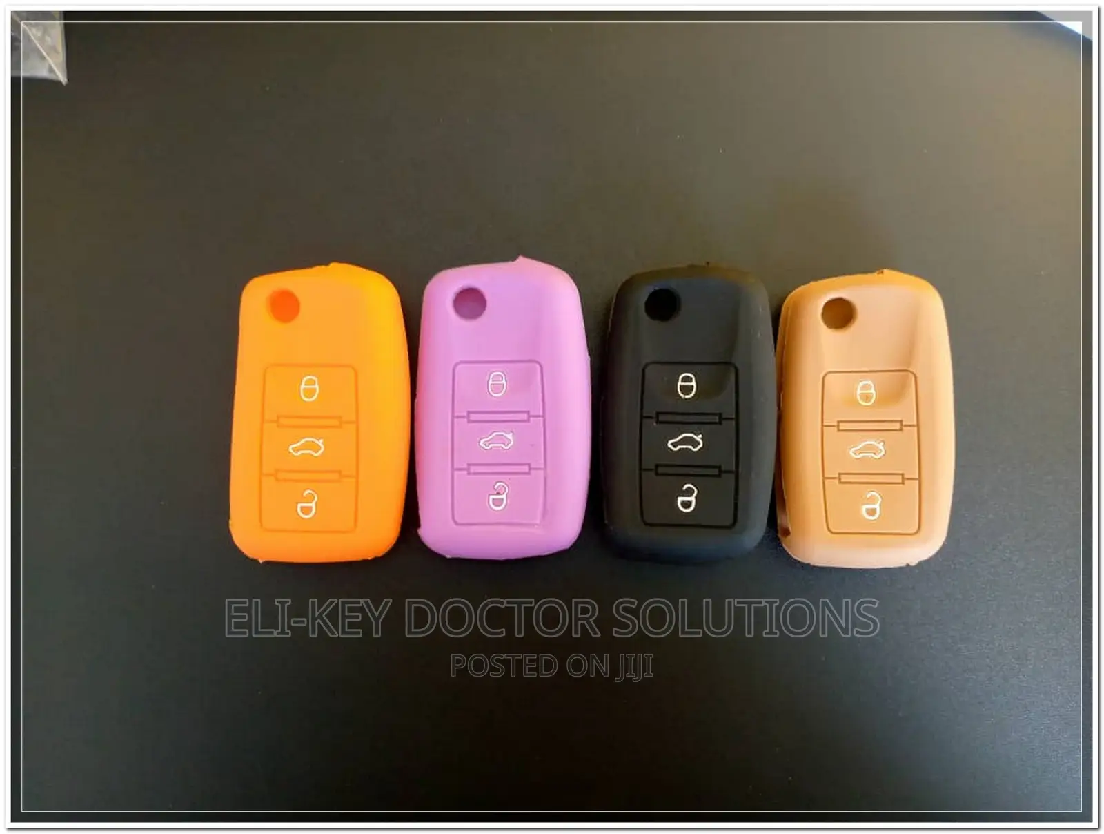 Colorful Silicon Case for VW Audi Skoda SEAT Remote Flip Key