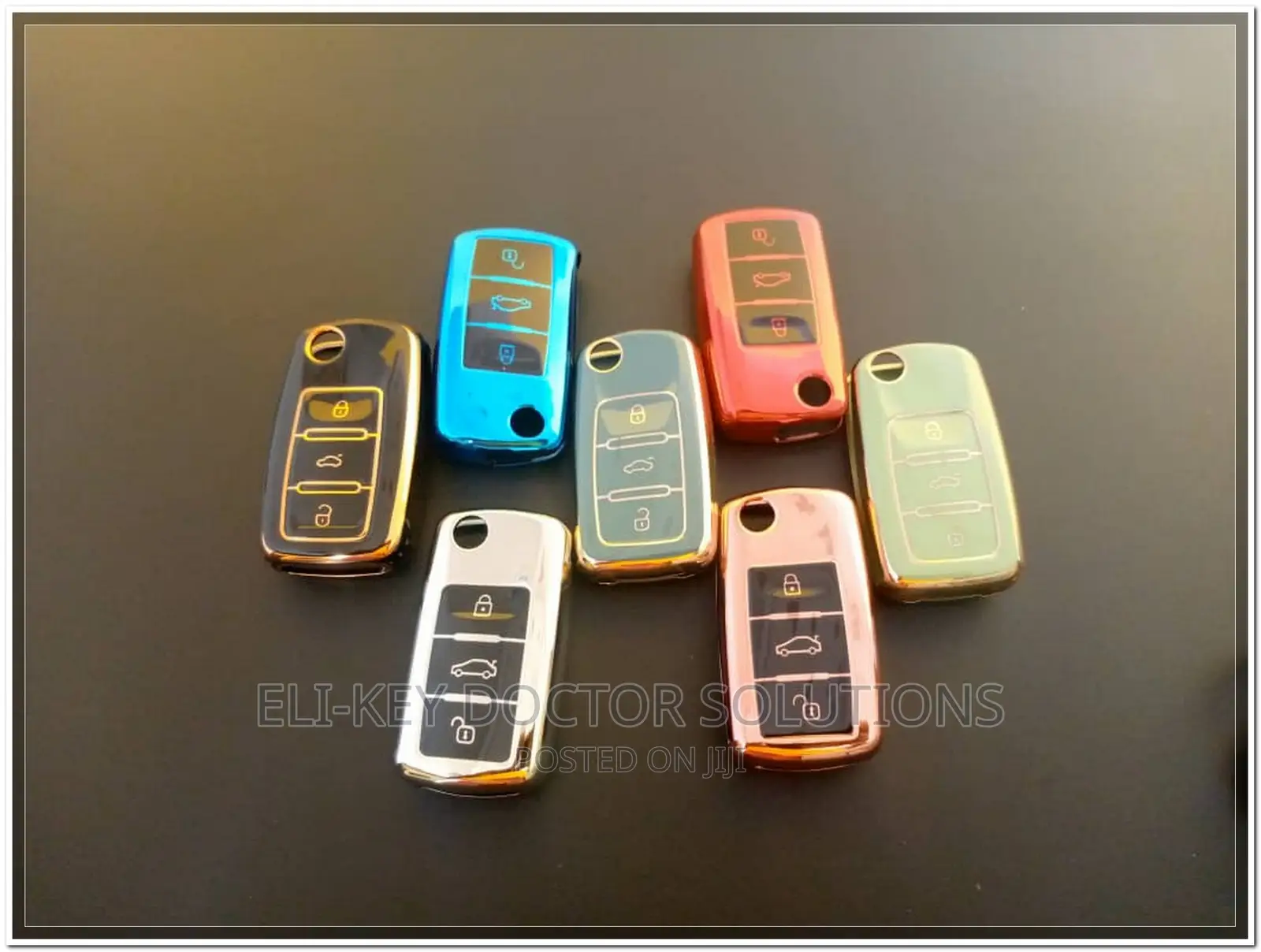 Beautiful TPU Cases for VW Audi Skoda SEAT Flip Keys