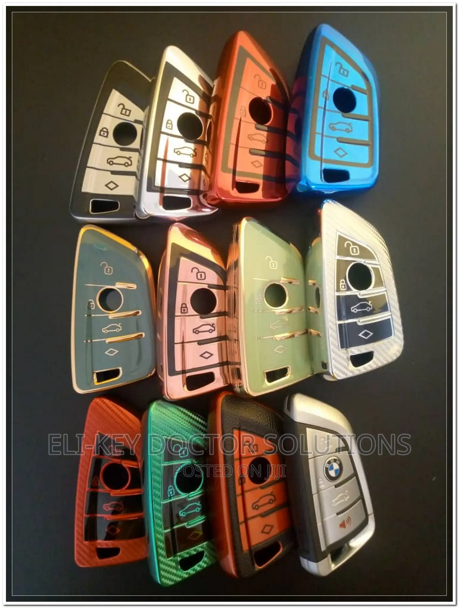 Colorful TPU Cases With Hook for BMW F16 F20 G01 Smart Keys
