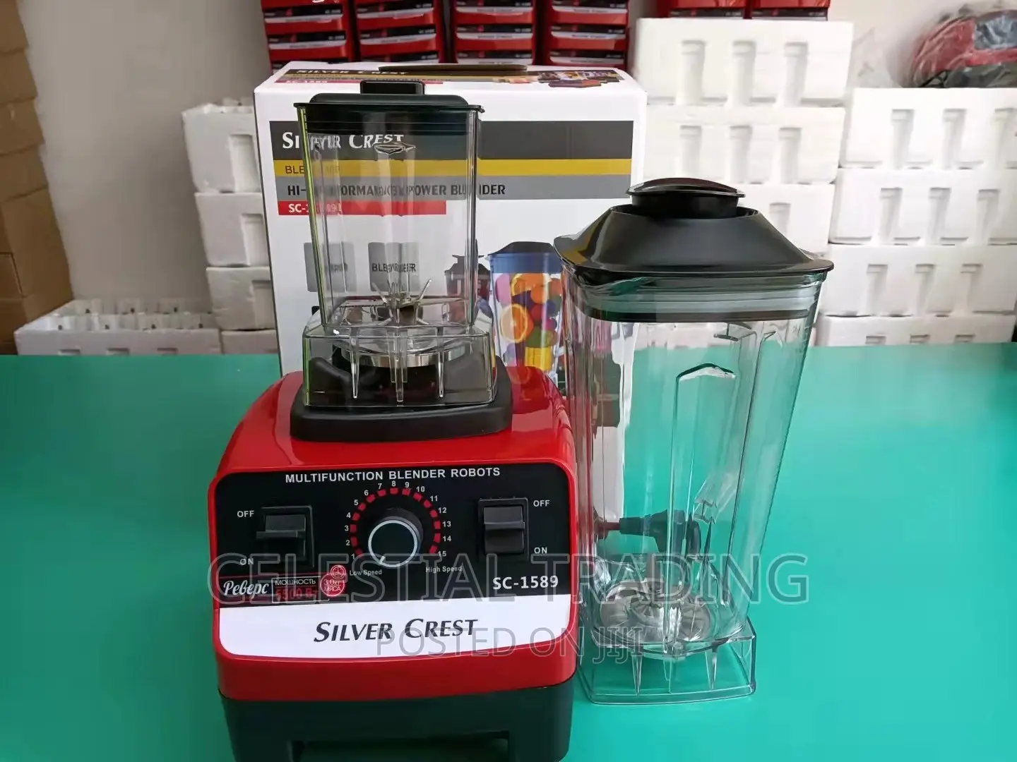 Silver CREST 2IN1 Heavy Duty Blender